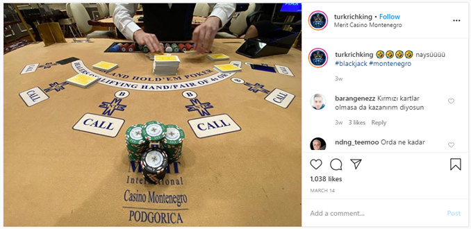 Instagram Canlı Casino İzle