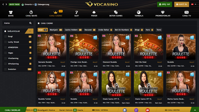 Vdcasino Rulet Güvenilir mi? – Vdcasino Rulet Kuralları